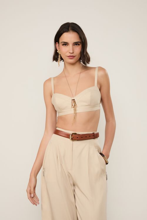 Top De Alfaiataria Risca De Giz