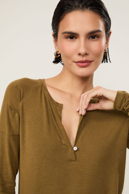 Blusa Manga Longa Raglan