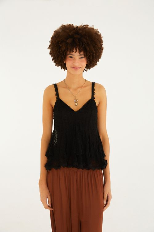 Blusa Nesgas Rendada