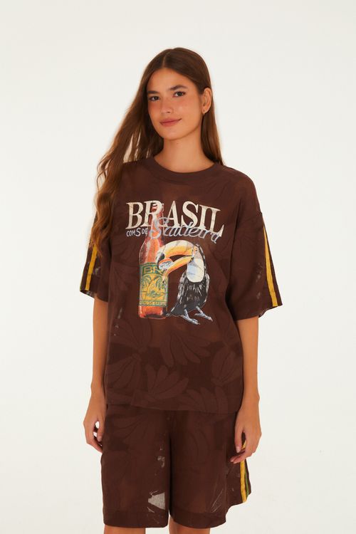 T-Shirt Renda Brasil Saideira