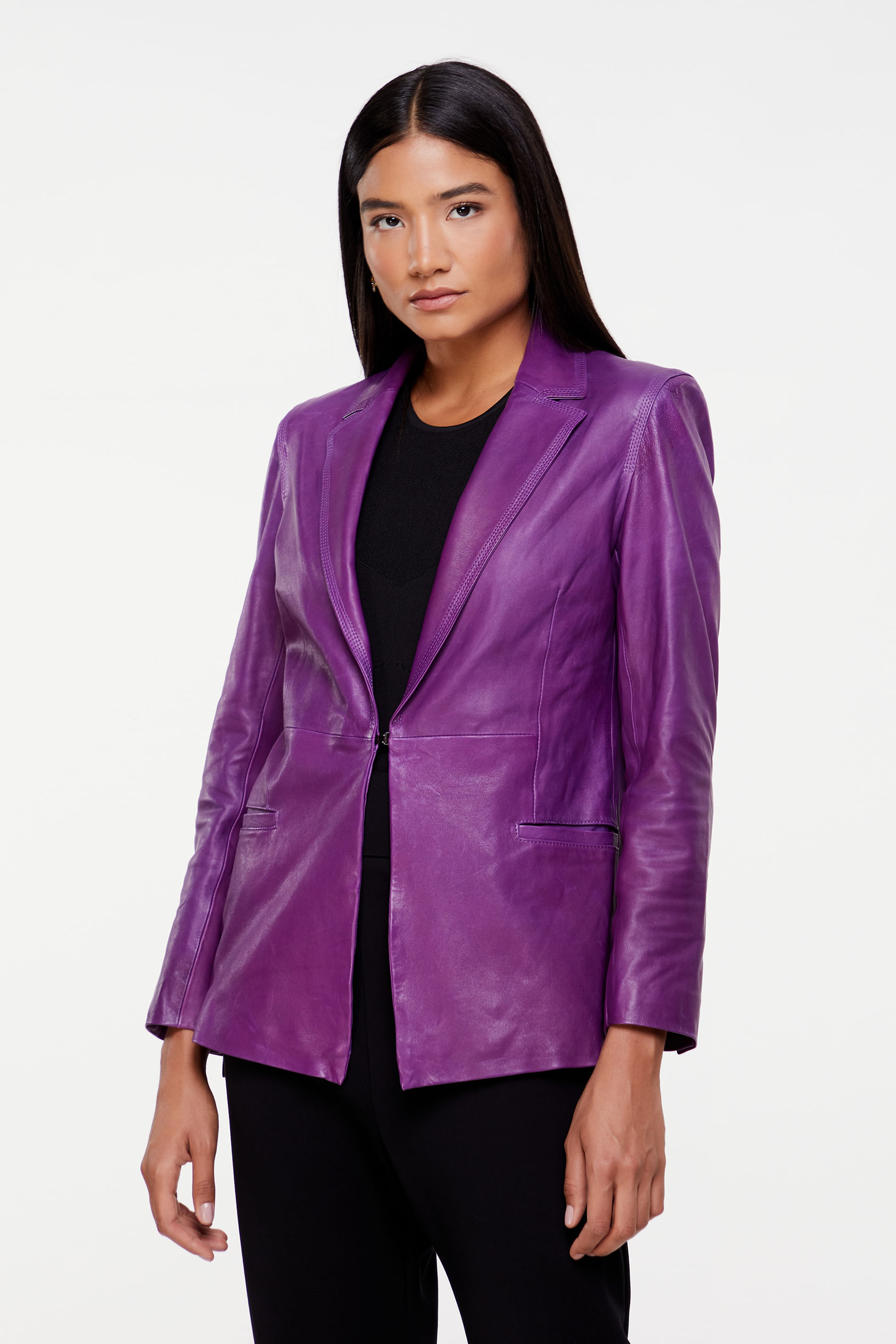 dark purple color blazer