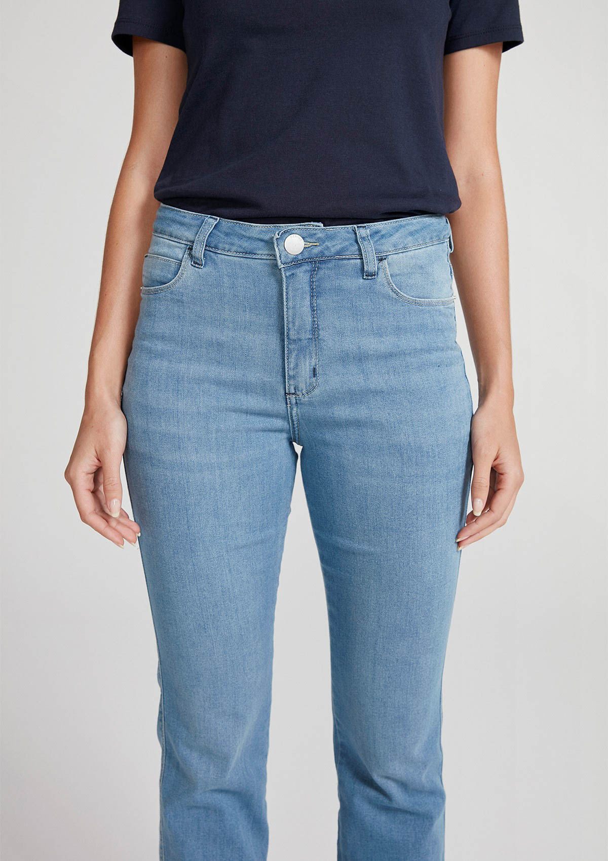 Cintura alta pantalones de mujer rendas retalhos oco para fora da moda  elegante jeans para as mulheres todos os jogos casual solto calças de verão  - AliExpress