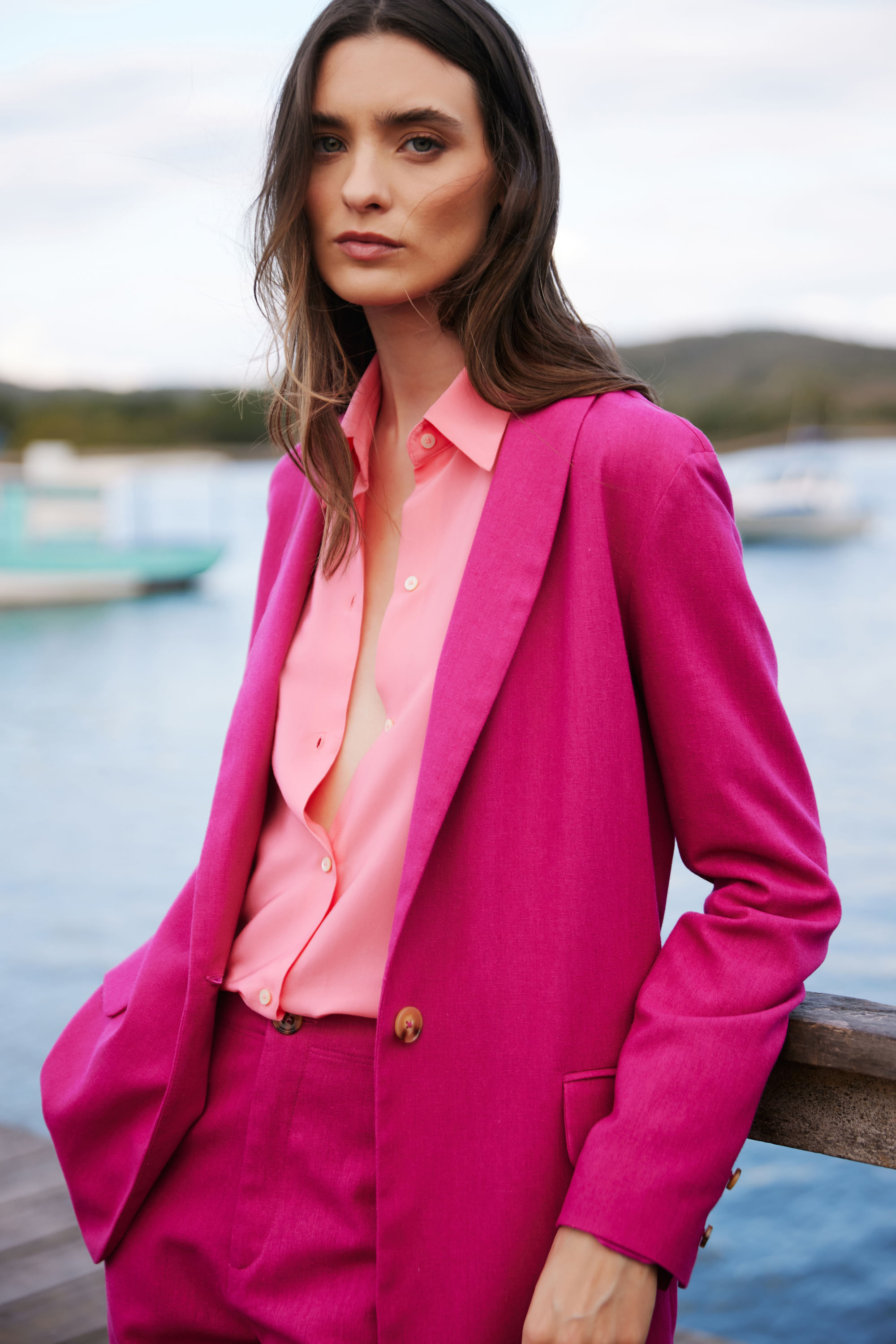 Rag and bone shop ridley blazer pink