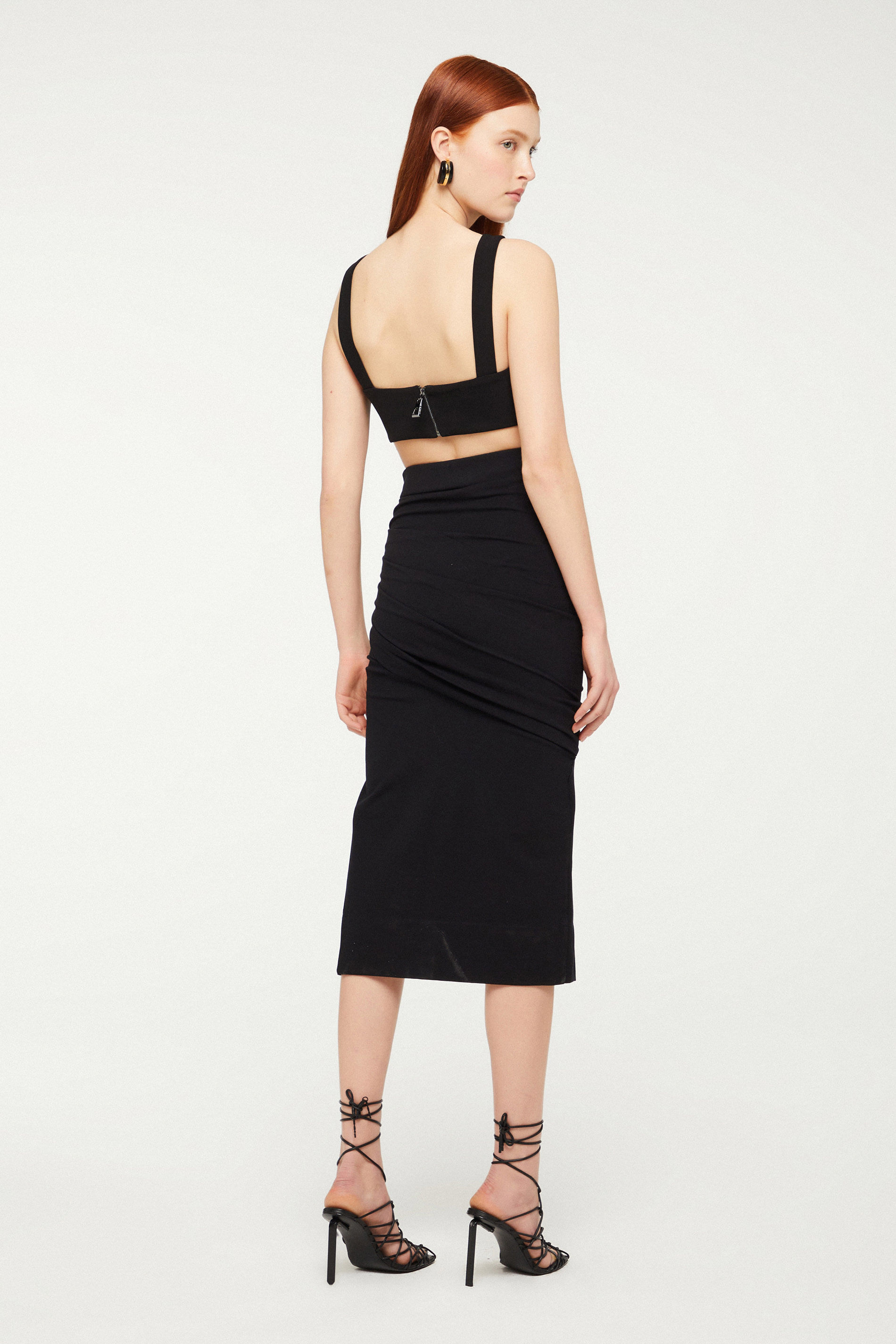 Bec and bridge noir et store blanc dress