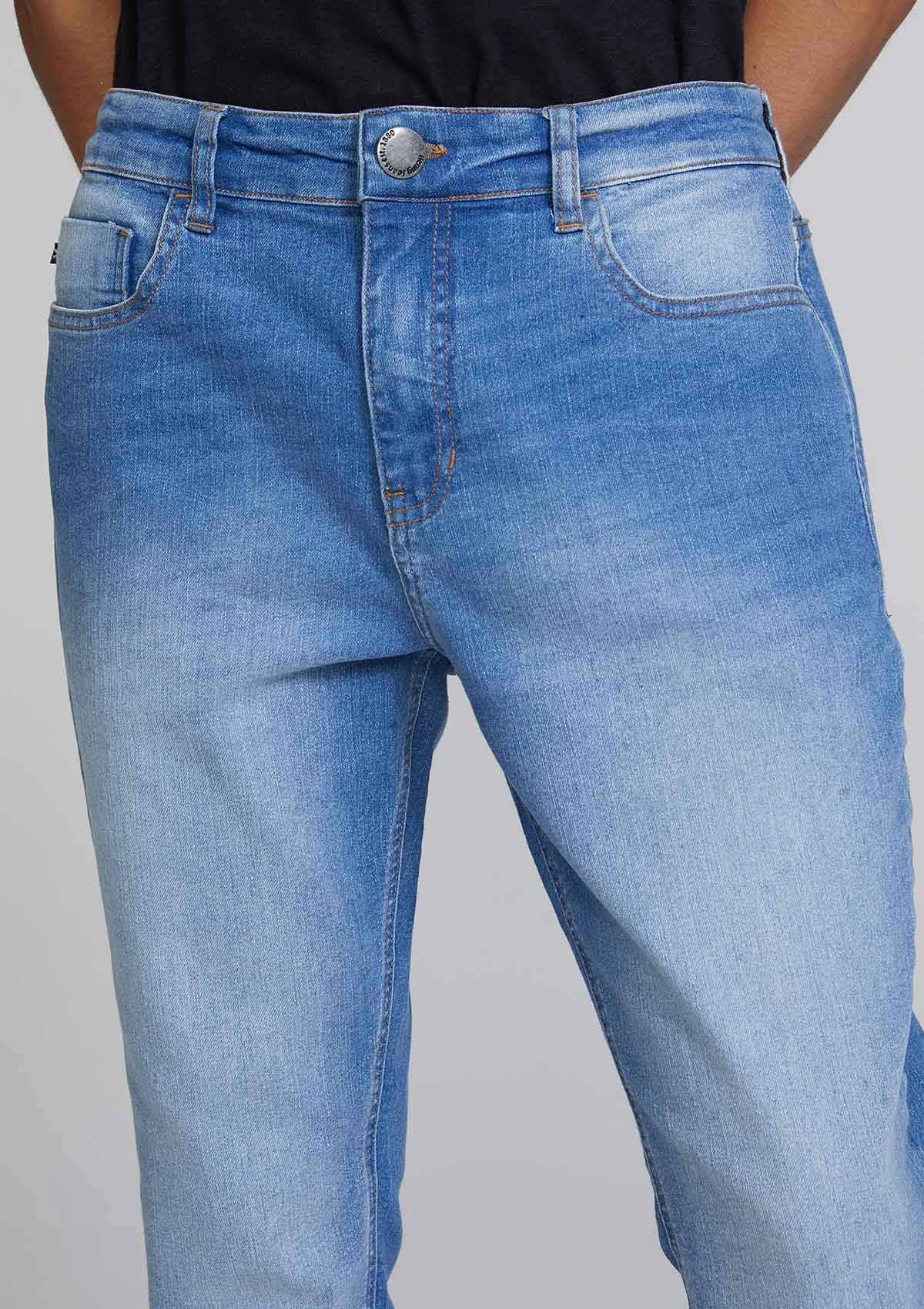 Calça Jeans Masculina Slim com Elastano