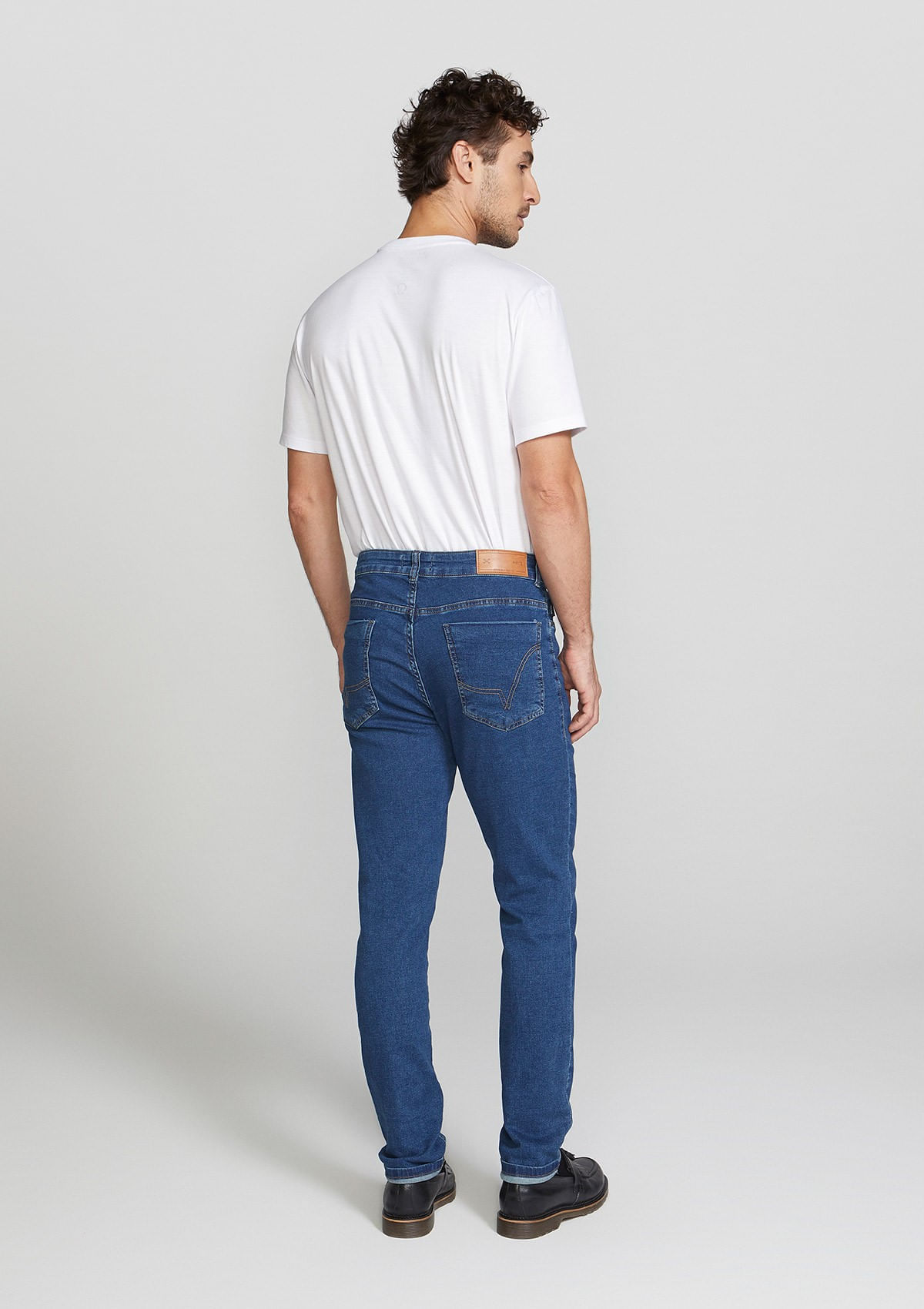 Calça Jeans Masculino Moletom Com Elastano Skinny - Hering Store