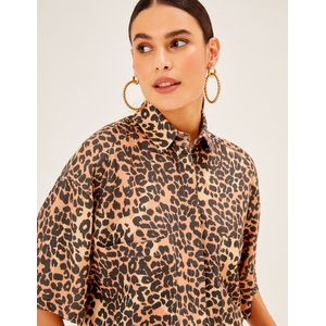 Camisa Cropped Estampa Mourisco