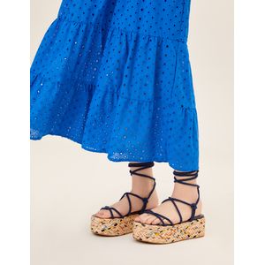 Sandália Amarração Cordas