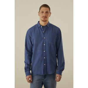 Camisa Manga Longa Oxford Tinturada