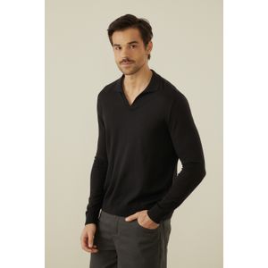 Polo Manga Longa Tricot Relax