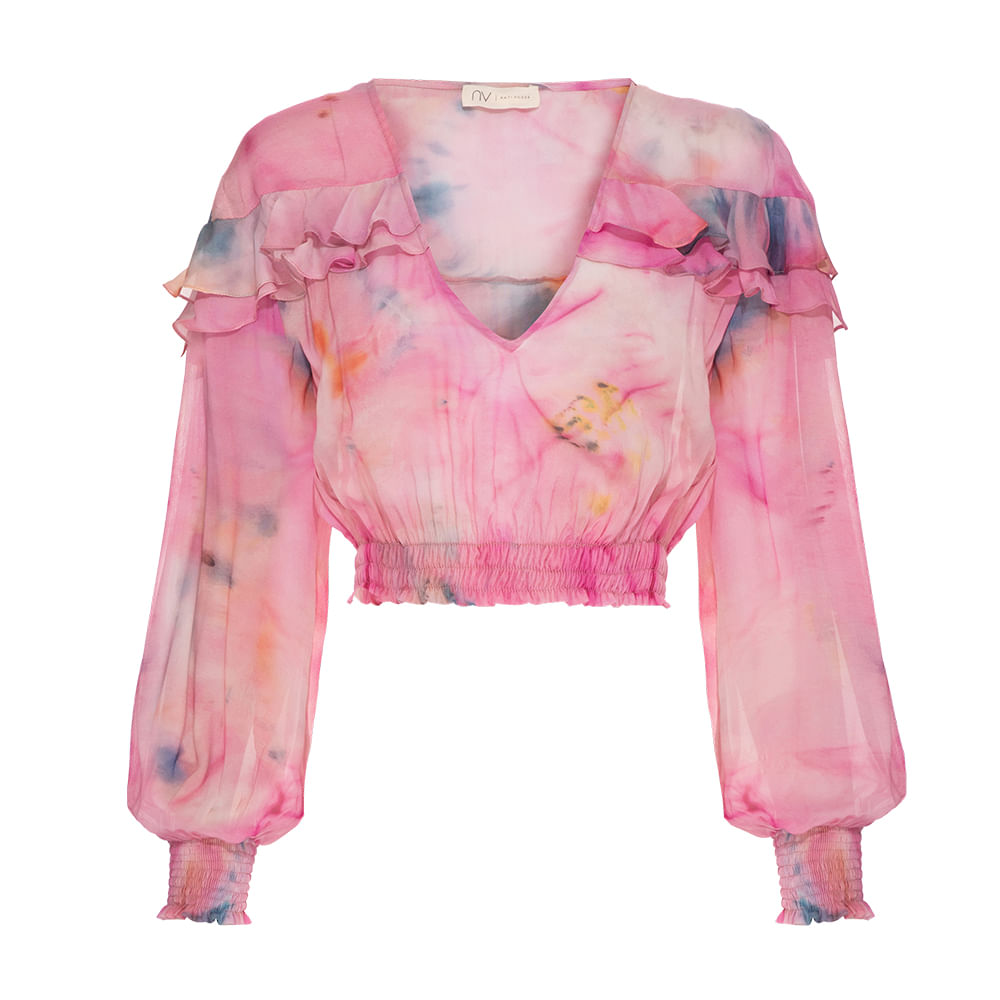 CROPPED TIE DYE LILÁS HIGHWAY Marina&Gabriella - Roupas Femininas - Loja  Online Oficial