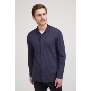 Camisa Ml Tricot Confort Denim