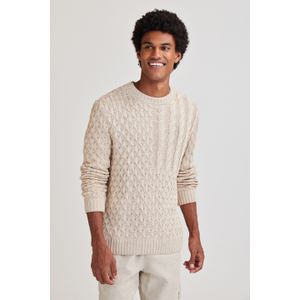 Casaco Tricot Linho Trançado