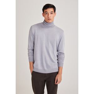 Casaco Tricot Gola Rolê Soft