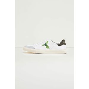 Tênis Bordado Arara Verde