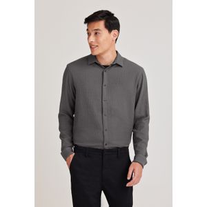 Camisa Ml Crepe Lisa