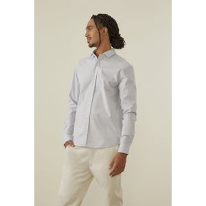 Camisa Manga Longa Fio Tinto Stripe