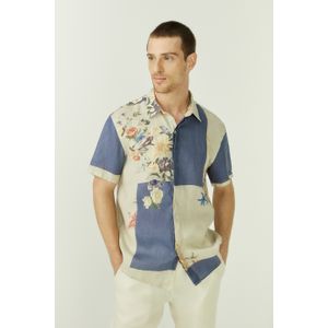Camisa Manga Curta Puro Linho Arles Gogh