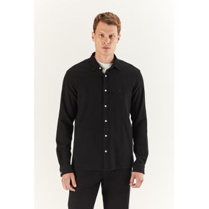 Camisa Manga Longa Piquet Indigo