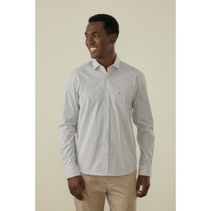 Camisa Manga Longa Fio Tinto Viena