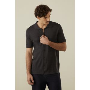 Camisa Manga Curta Tricot Mescla Capri