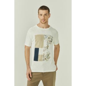 Camiseta Linho Tropical Block
