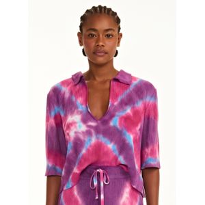 Camisa Tricot Angra Tie Dye Roxo