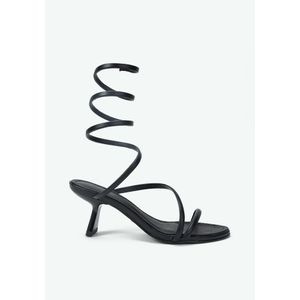 Sandália Salto Médio Espiral