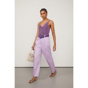 Calça De Linho Roxo Fada
