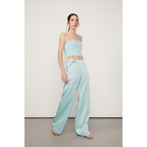 Calca Alfaiataria Reta Verde Exoutique c