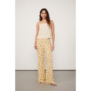 Calca De Georgette Estampado