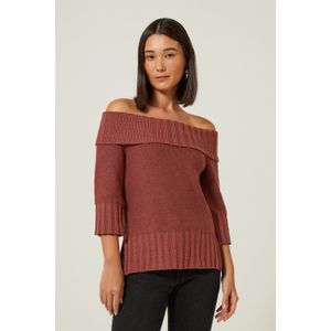 Blusa Tricot Ombro a Ombro