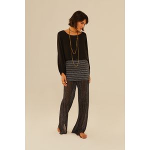 Calça Tricot Mix Lurex Multicolor