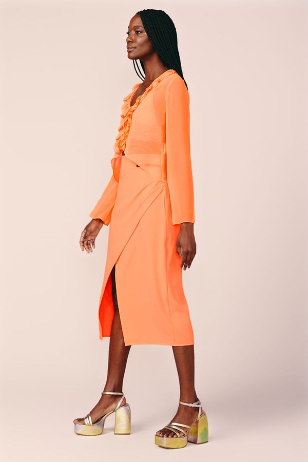 BLUSA CHIRRON -LARANJA