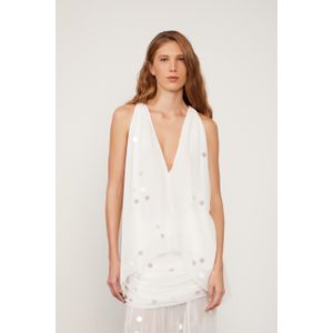 Blusa Branca Bordada