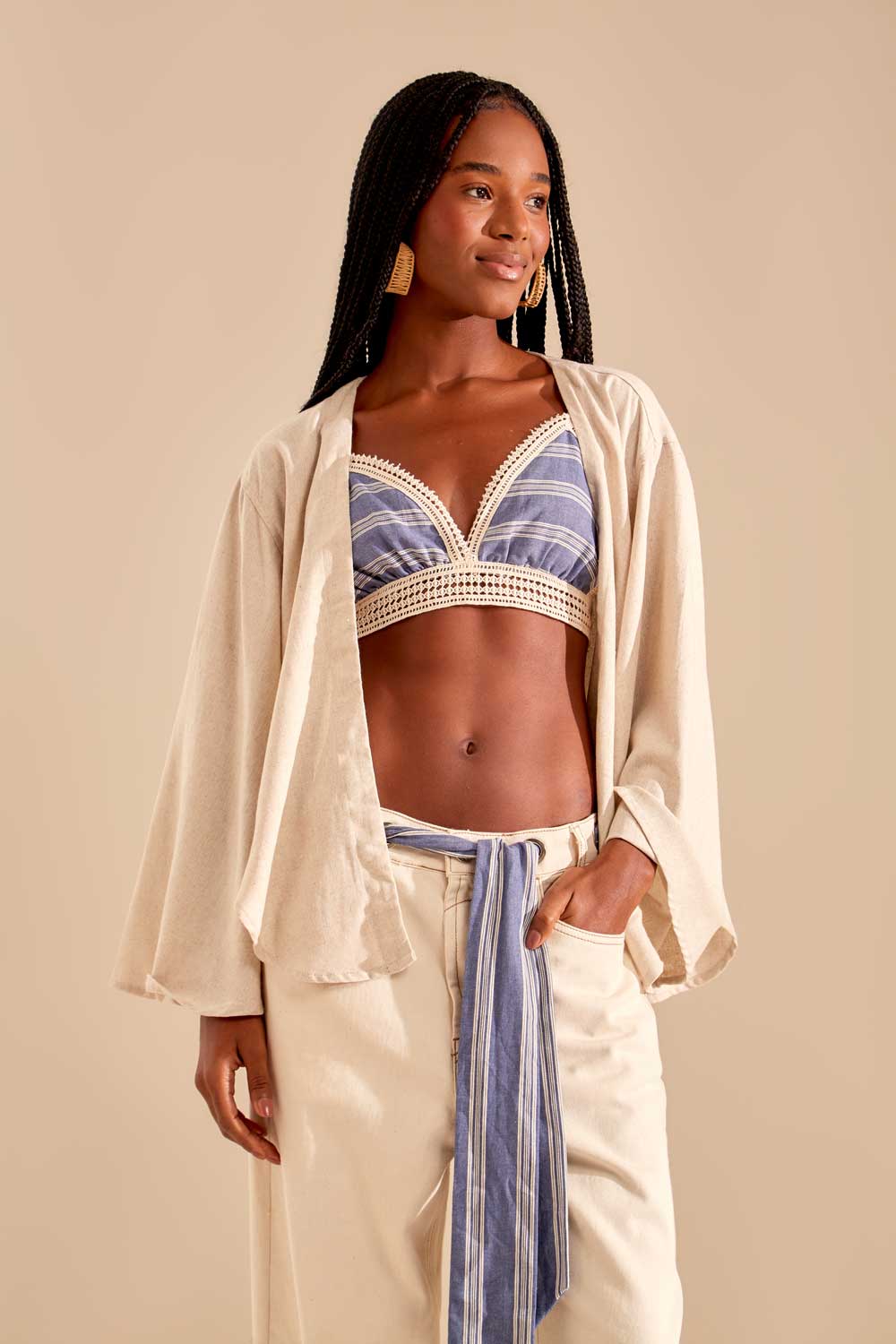 Casaquinho Trico Casaco Feminino Kimono De Tricot Feminino Kimono