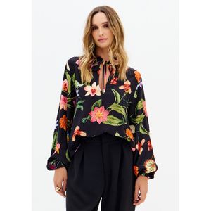 Blusa Bata Manga Longa Com Amarração