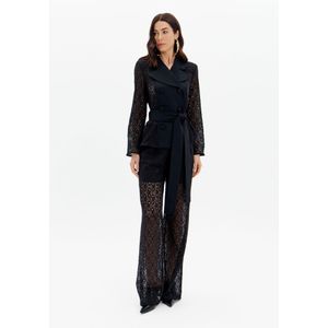 Calça Full Length Renda Cintura Alta