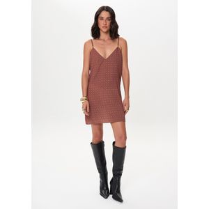 Vestido Curto De Alças Decote V