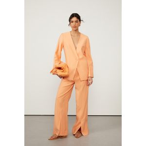 Blazer Laranja Aura Detalhe Botões