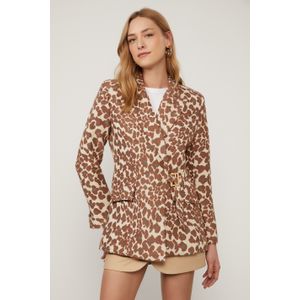 Blazer Alfaiataria Est Onca Jacquard