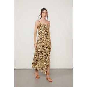 Vestido Longo Com Alca e Fenda Lateral