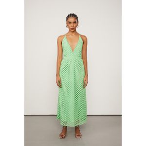 Vestido De Laise Verde Sem Mangas