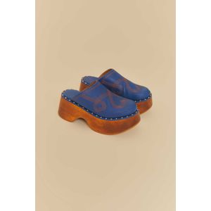 Clog Plataforma Bordado