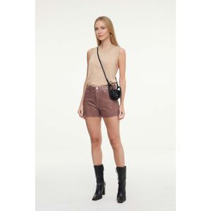 Short De Sarja Box a Fio Like Leather