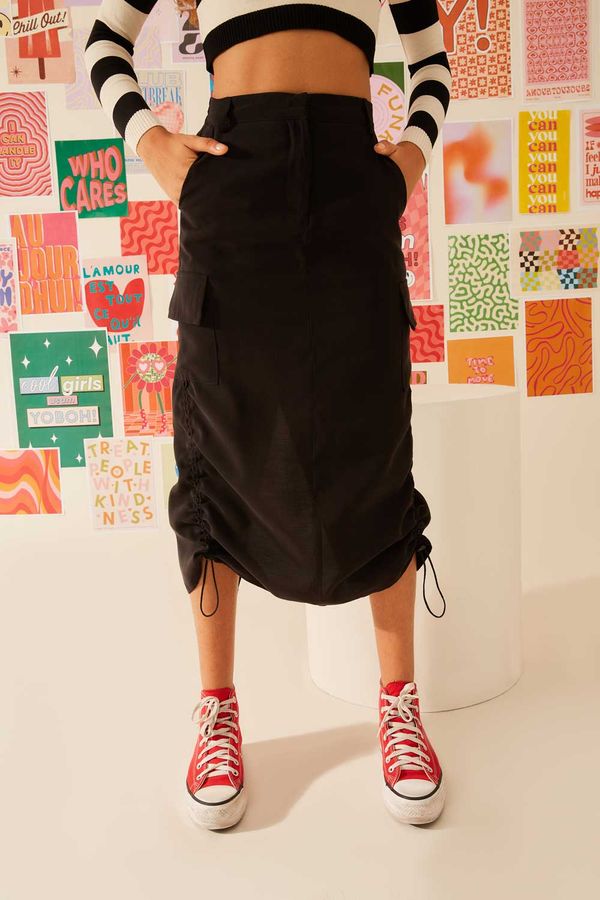 Saia Midi Techno - Preto