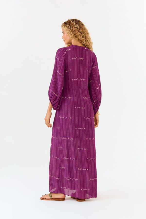 Vestido Midi Ggt Estampa Rubi