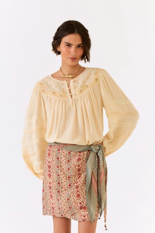 Camisa Ggt Rendas