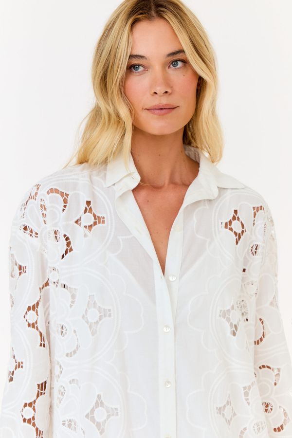 Vestido Chemise Renda