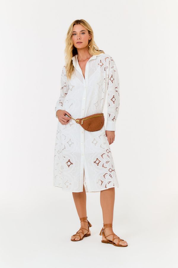 Vestido Chemise Renda
